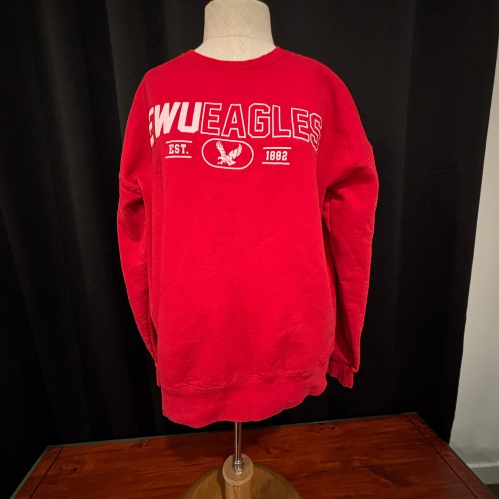 Tultex Red‎ EWU Eagles Crewneck Sweater